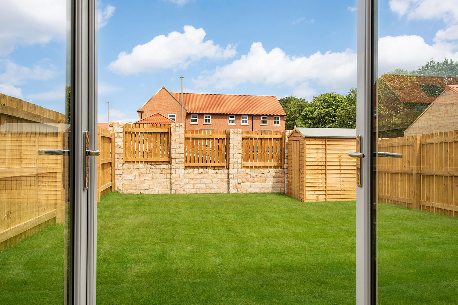 The exterior of Plot 47 The Cayton 2 bedroom home at St Johns View, Cayton