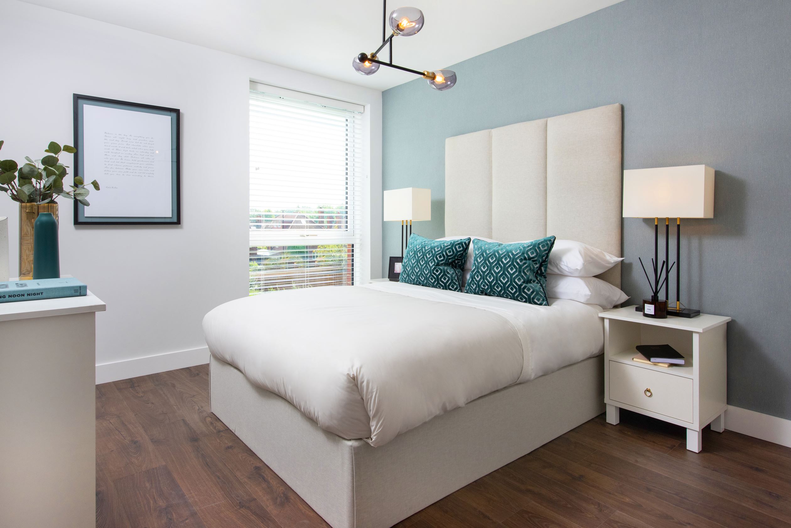 Show apartment bedroom