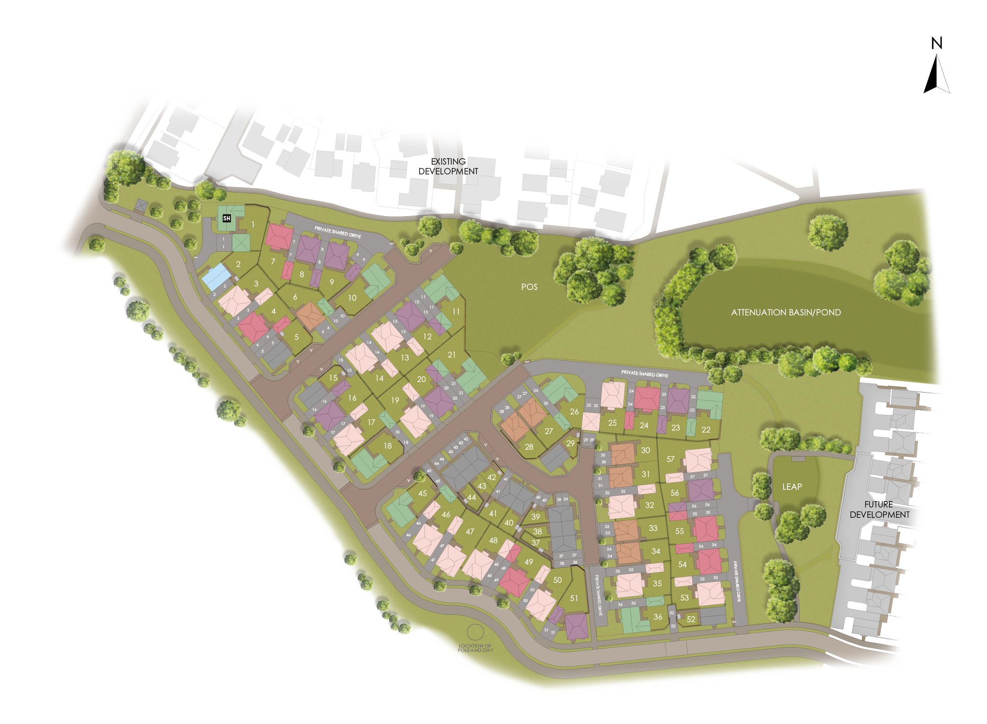 Castle Syke Grange site plan