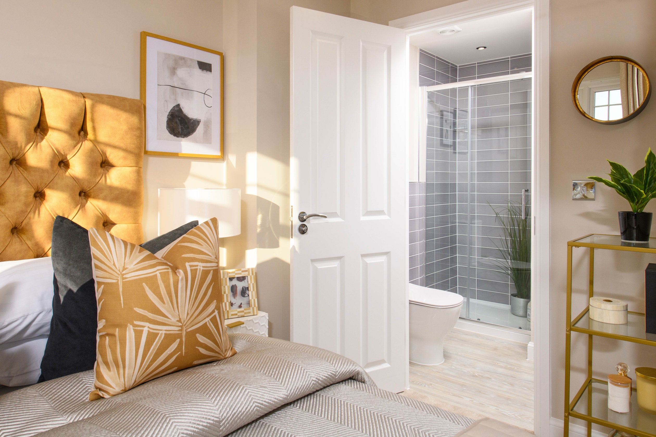 Internal image of master bedroom The Greenwood Gateford Manor