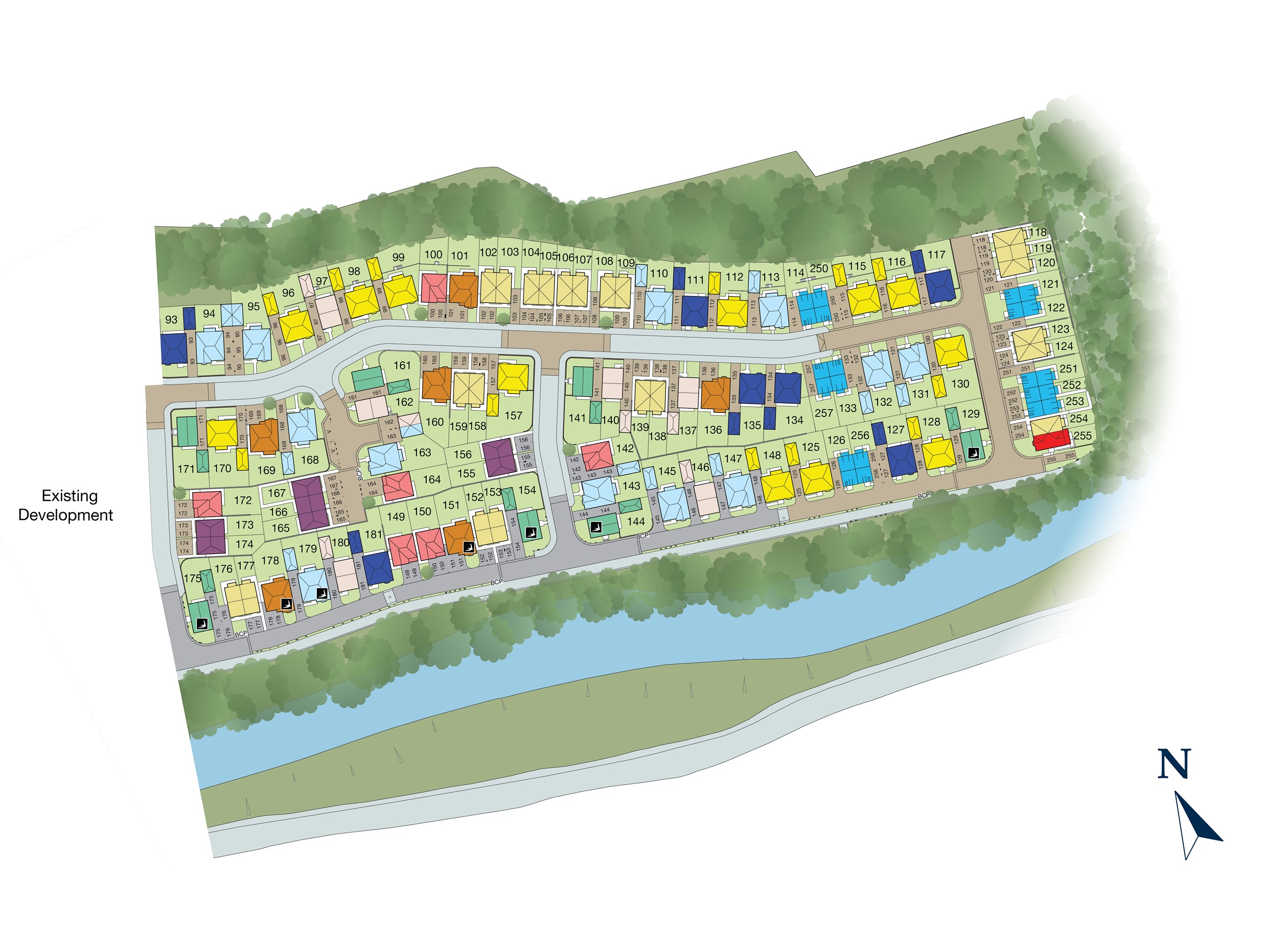 Oughtibridge Valley, Sheffield site plan