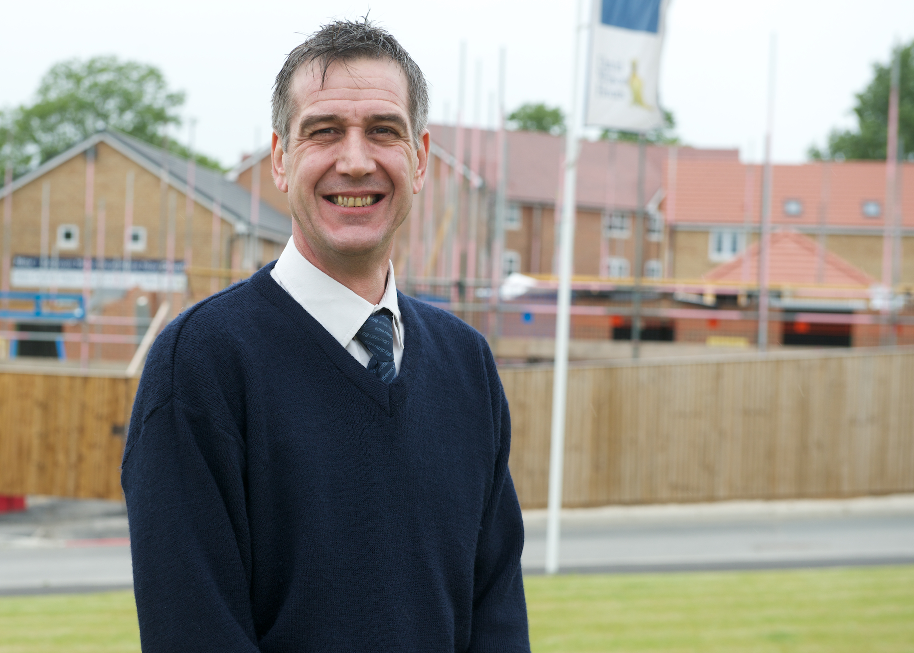 Award winning site manager, Andy