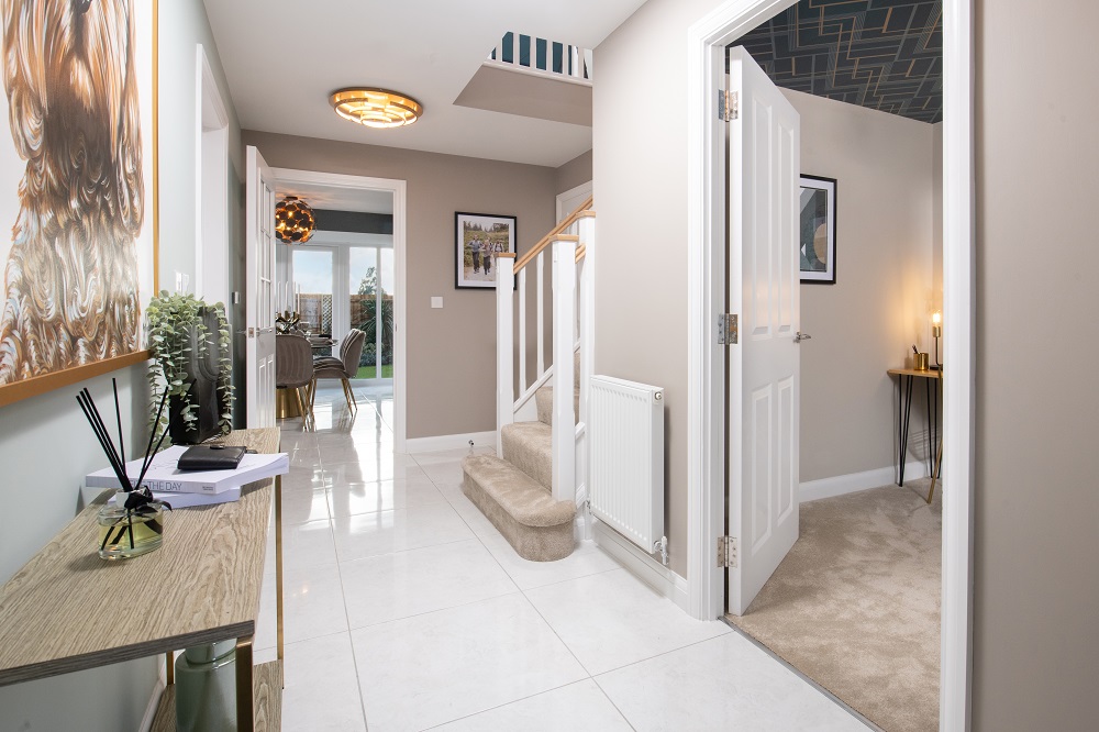 The Holden spacious hallway