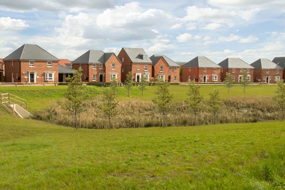 David Wilson Homes Street Scene at The Oval