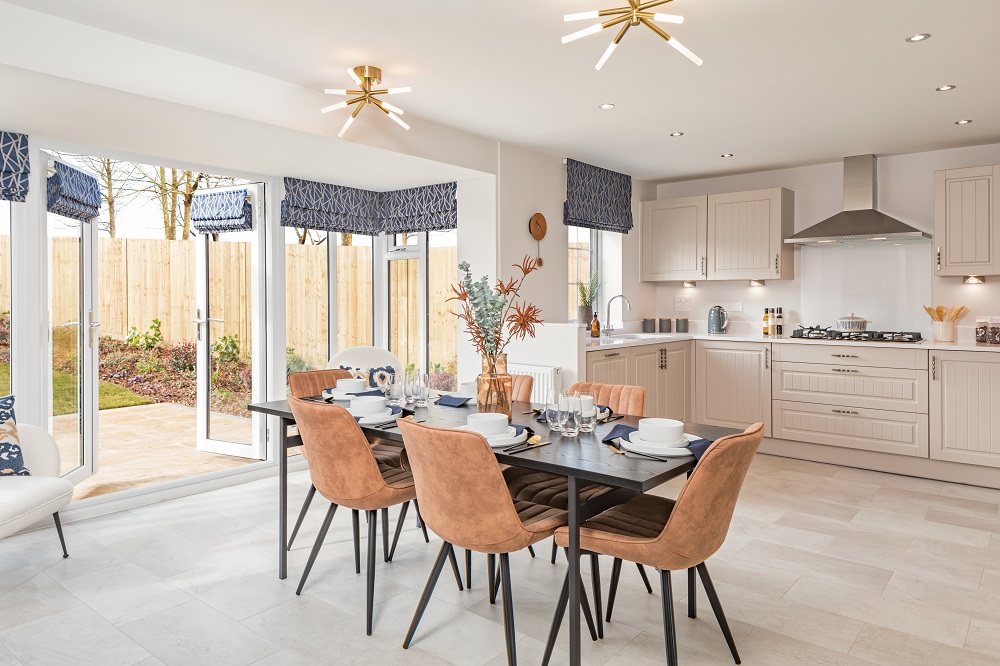 The Holden open-plan kitchen and dining area