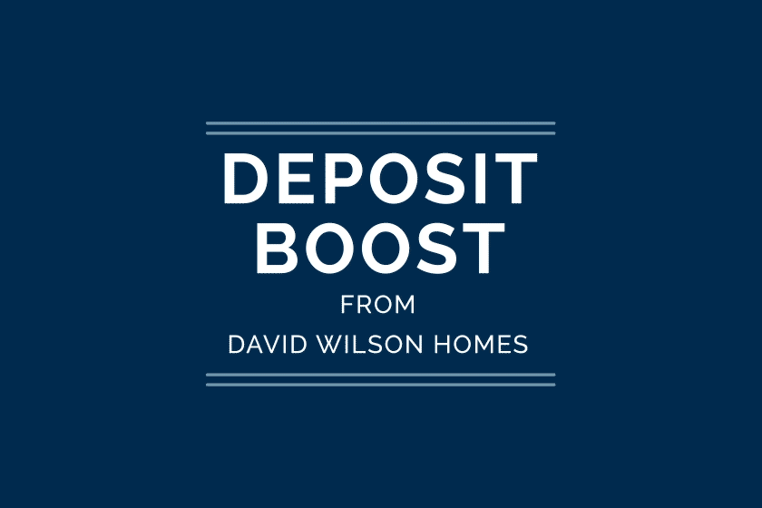 Street scene of detached houses with a cut lawn