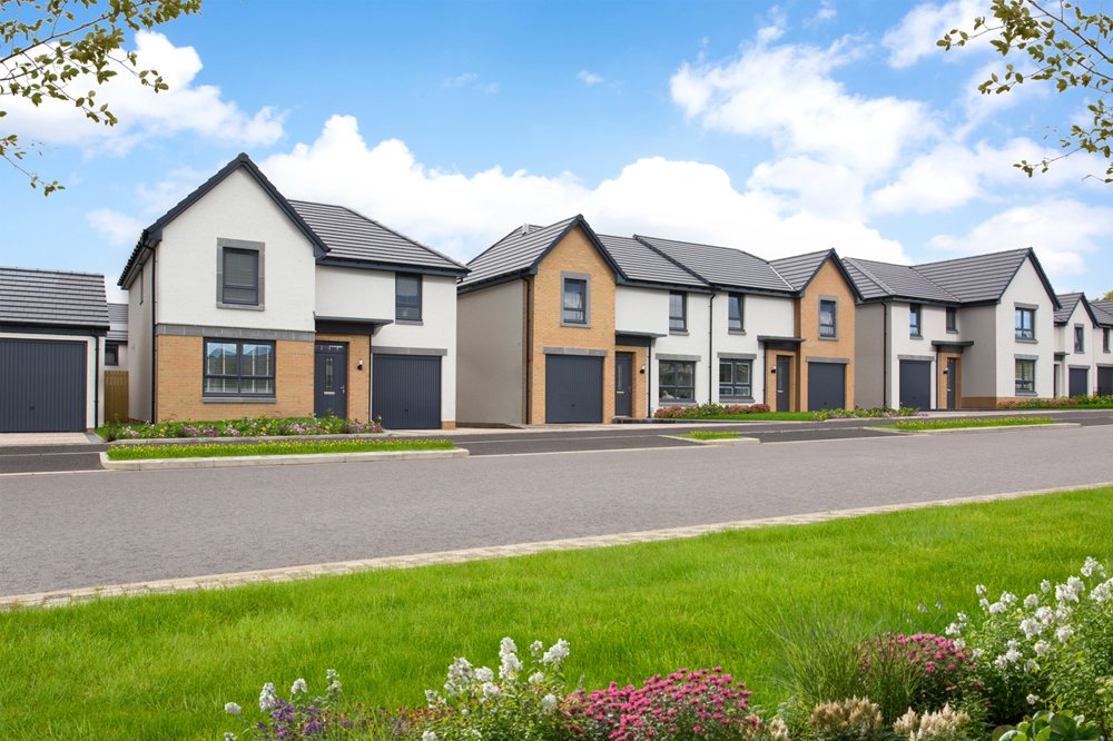A selection of David Wilson Homes in Scotland