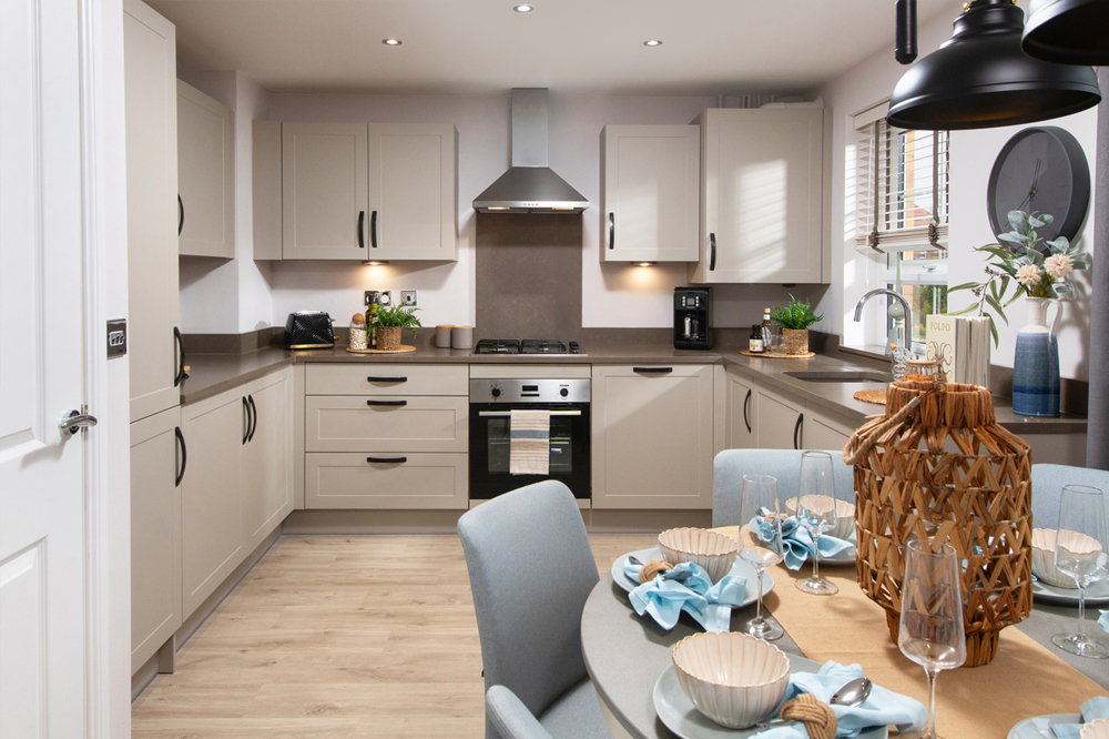 Kitchen and dining area