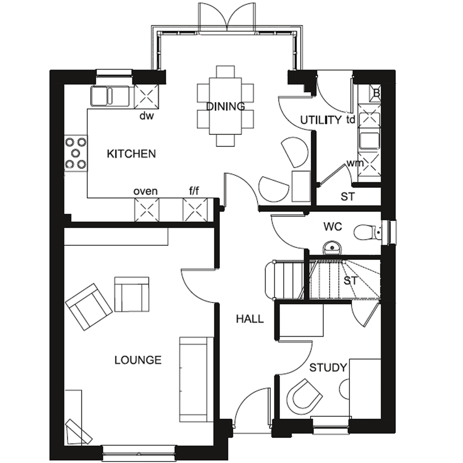 Ballater ground floor plan