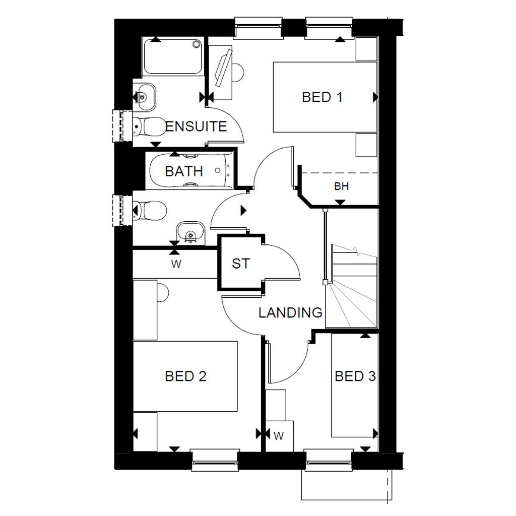 Archford Standard First Floorplan