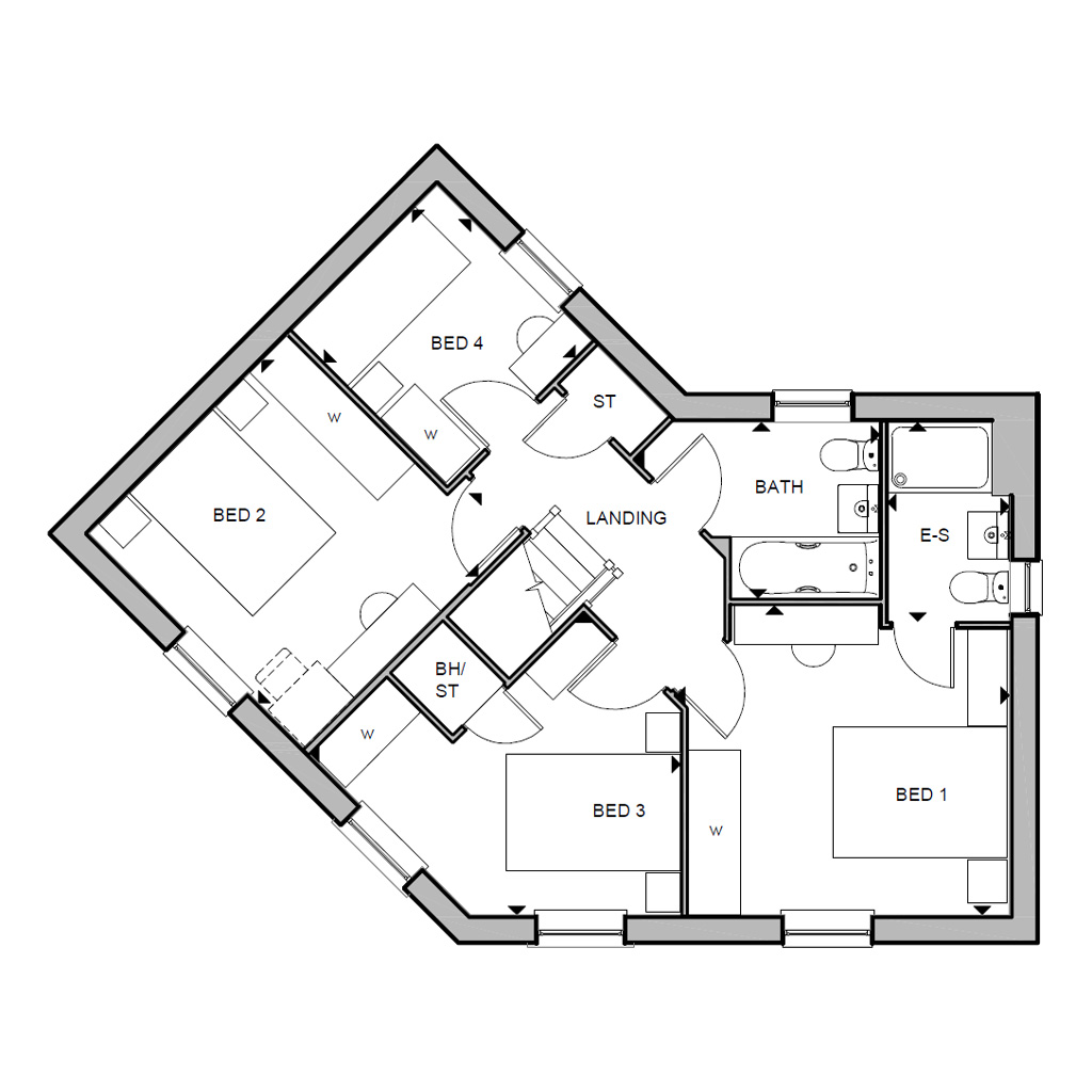 Ashington Standard First Floorplan