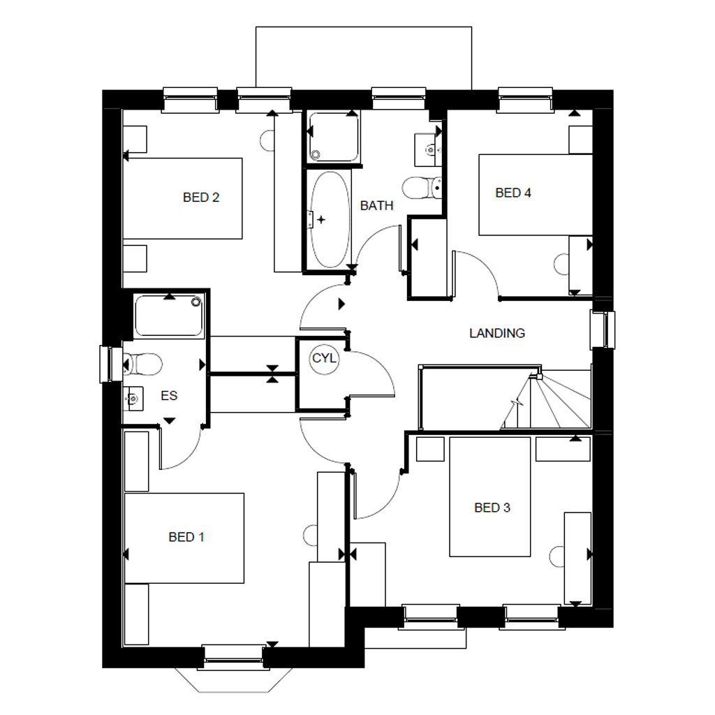 Holden Standard First Floorplan