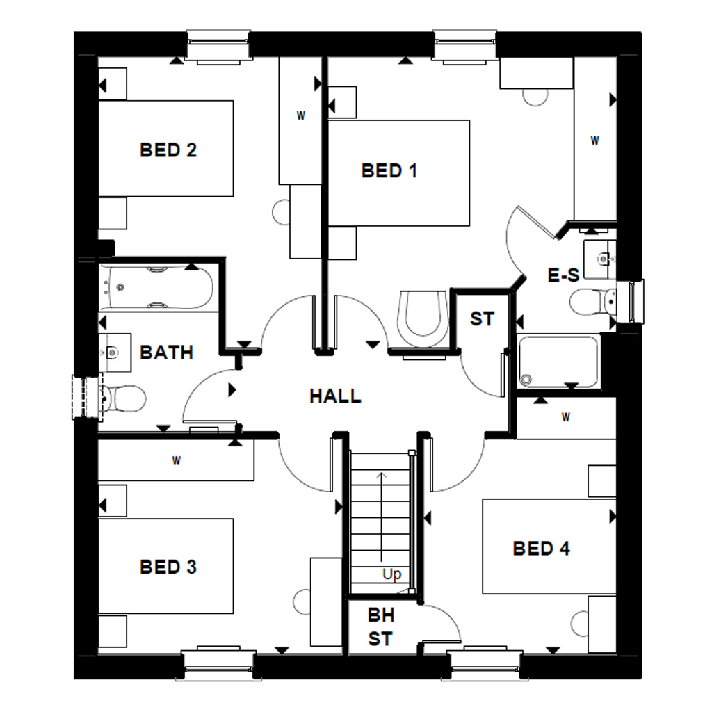 Kirkdale Standard First Floorplan
