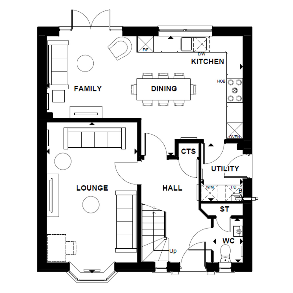 Kirkdale Standard Ground Floorplan