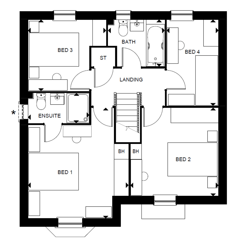 Shenton Standard First Floorplan