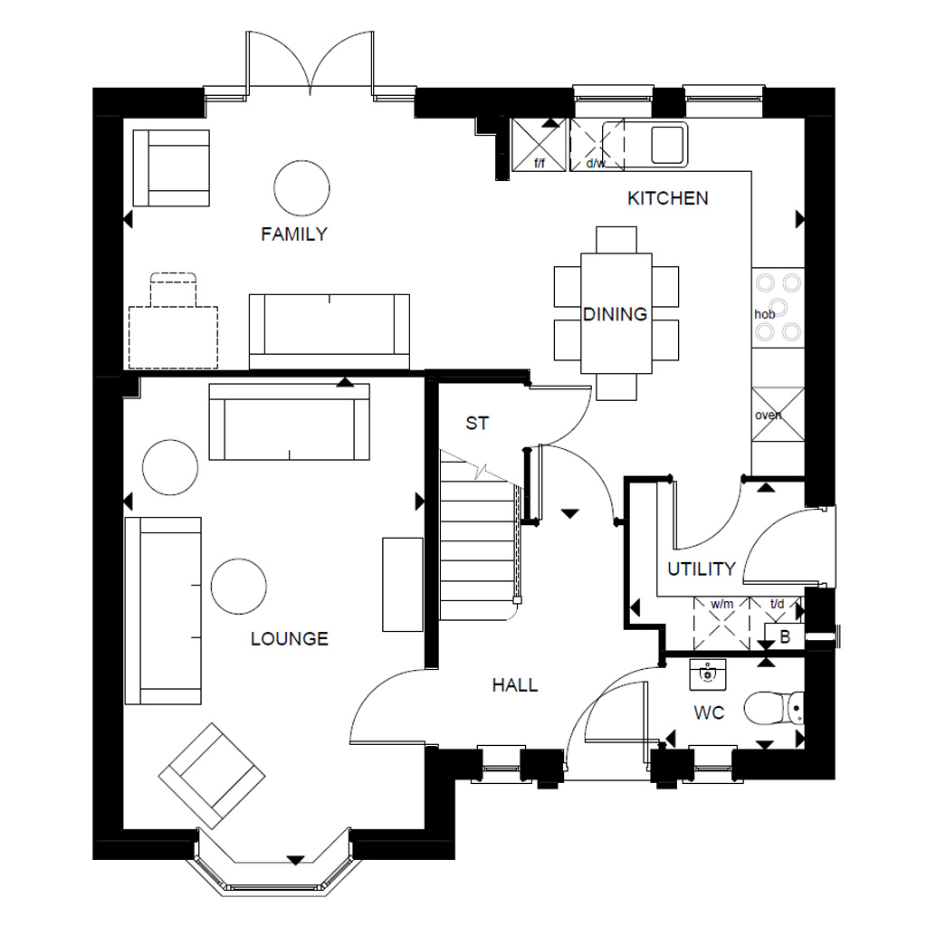 Shenton Standard Ground Floorplan