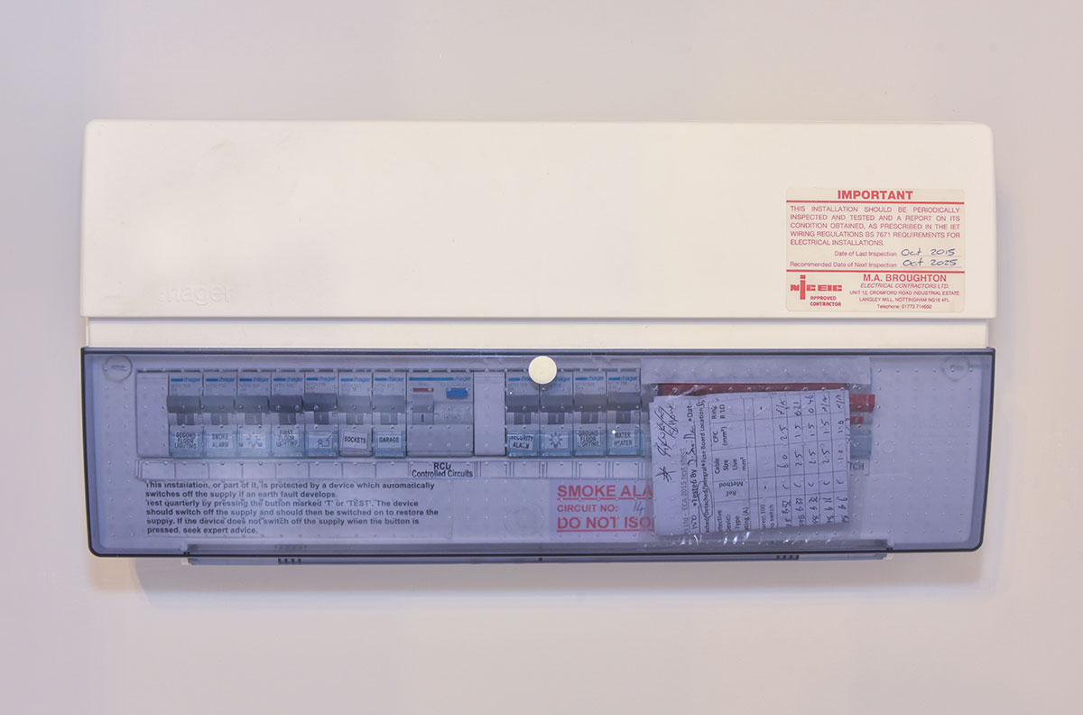 Electrical consumer unit