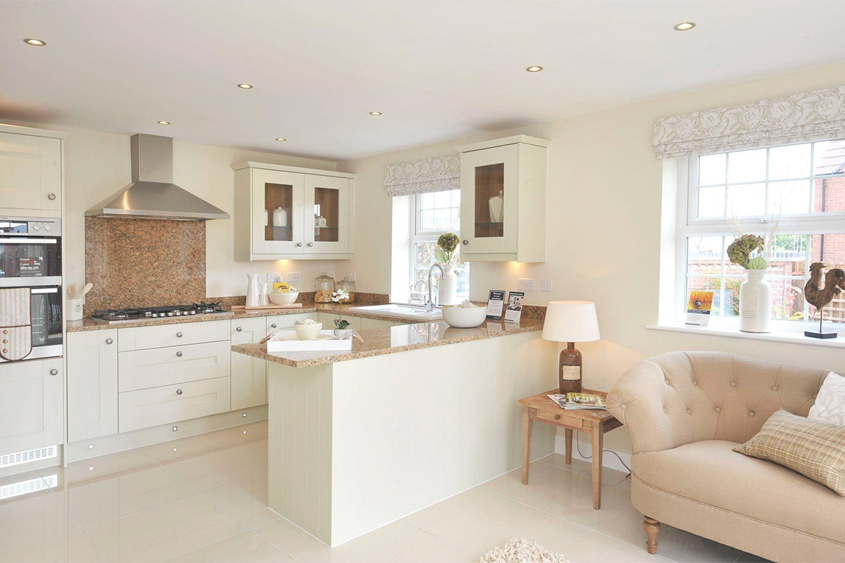 Kitchen with granite worktops